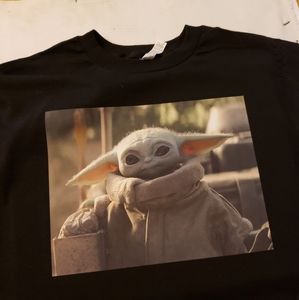 Homemade Baby Yoda Tees
